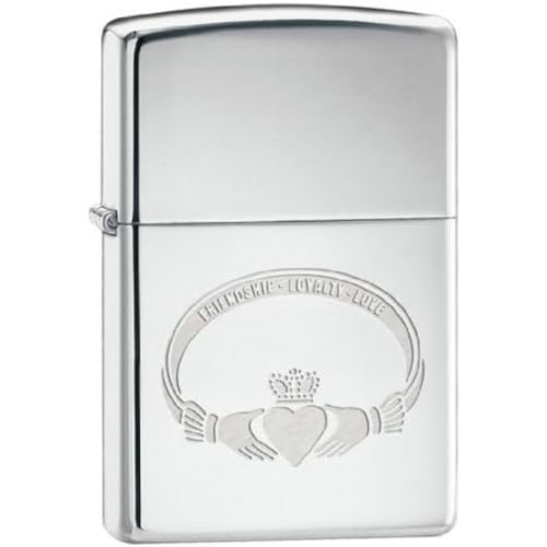 Zippo Unisex's Freindship-Loyalty-Love Sturmfeuerzeug, hochglanzpoliertes Chrom, Einheitsgröße von Zippo