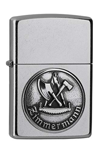 Zippo Zimmermann Street Chrome Emblem Handwerker Spring 2019 NEU&OVP von Zippo