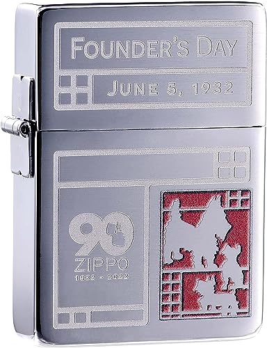 Zippo winddichtes Feuerzeug Founder's Day Limited Edition 2022 Kollektion von Zippo