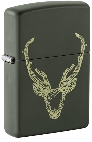grün matt Deer Design 60006862 von Zippo