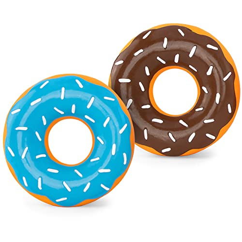 ZippyPaws Latex-Donutz – Schokolade und Blaubeere (2er-Pack) von ZippyPaws