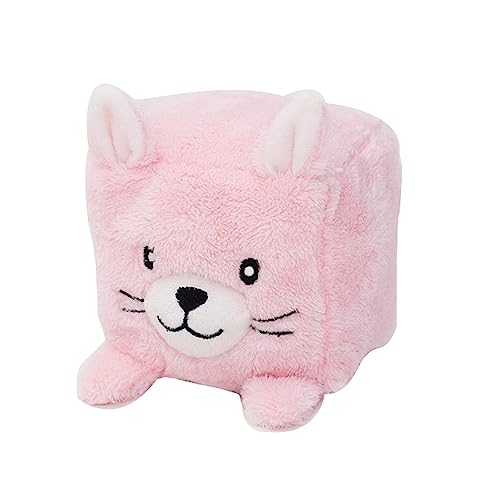 ZippyPaws - Quietschblöcke, quietschendes Plüsch-Hundespielzeug, quadratische Form für endlosen Spaß – Häschen ZippyPaws - Quietschblöcke, quietschendes Plüsch-Hundespielzeug, quadratische Form für endlosen Spaß – Häschen von ZippyPaws