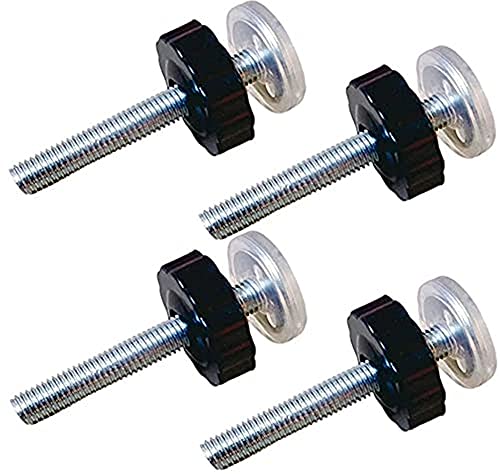 Spindelstangen für Baby-Tor, 4 STÜCKE extra lang M10 (10 MM) Baby-Sicherheits-Tor-Schraubenschrauben Druckmontierte Tore Ersatz-Spindelschrauben für Baby-Zaun-Treppentore von Ziranee