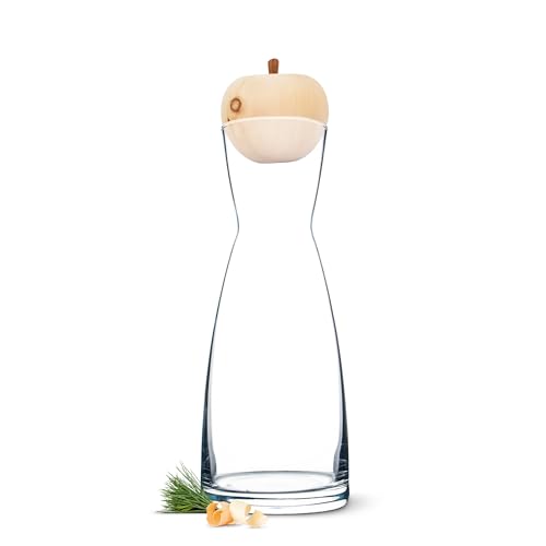 Zirbenapfel-Set mit 1 Liter Ypsilon Wasserkaraffe - luftgetrocknetes Zirbenholz Zirbenapfel-Set mit 1 Liter Ypsilon Wasserkaraffe - luftgetrocknetes Zirbenholz von Zirbelino