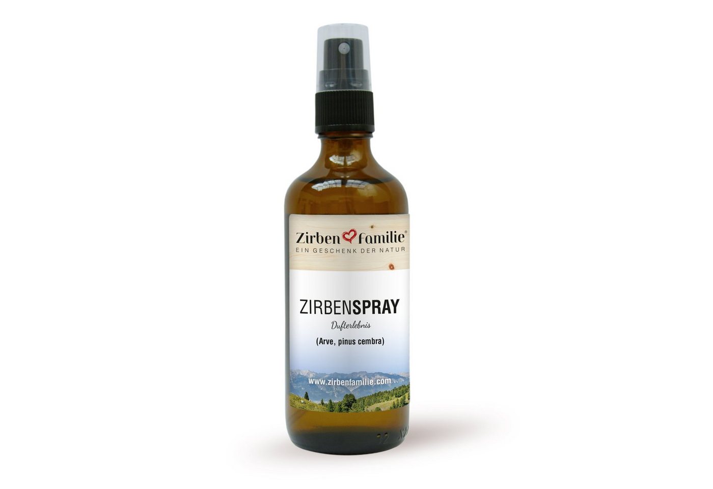 Zirbenfamilie Duftlampe Zirbenspray 100 ml (100 ml Spray) von Zirbenfamilie