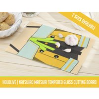 Hololive | Natsuiro Matsuri Schneidebrett Gehärtetes Glas 2 Größen Verfügbar von ZirusedgeArtStore