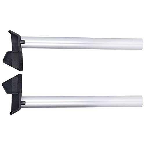 2 Stück Gewächshaus-Dachrinnenabläufe, silberfarben, Ablaufrohr-Set, Regenrinne, Wasserfass von Zisemeil