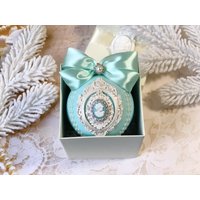 Mint Weihnachtsschmuck 1 Stück Weihnachtskugeln Handgemacht Luxus Christbaumkugeln Weihnachtsbaum Dekor Weihnachtsgeschenk von Zistyle