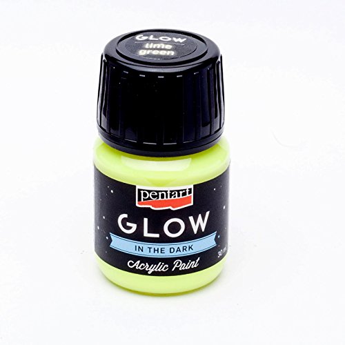 Zita's Creative Acrylfarbe Nachtleuchtend 30ml - lime. glow in the dark, Leuchtfarbe, Bastelfarbe, Acrylfarbe Zita's Creative Acrylfarbe Nachtleuchtend 30ml - lime. glow in the dark, Leuchtfarbe, Bastelfarbe, Acrylfarbe von Zita's Creative