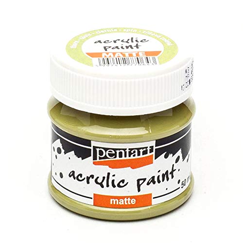 Zita's Creative Acrylfarbe Matt 50ml - Dorn | Mattfarbe, Bastelfarbe, Wetterfeste Acrylfarbe | Ideal für Holz, Gips, Modelliermasse und mehr von Zita´s Creative