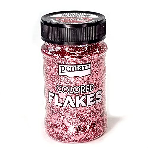 Zita`s Creative Colored Flakes - pink. Metallflocken, Glitterflocken, Metallflolie Zita`s Creative Colored Flakes - pink. Metallflocken, Glitterflocken, Metallflolie von Zita`s Creative