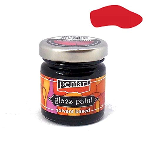 Zita´s Creative Glasfarbe 30ml - weinrot. Glass Paint von Zita´s Creative
