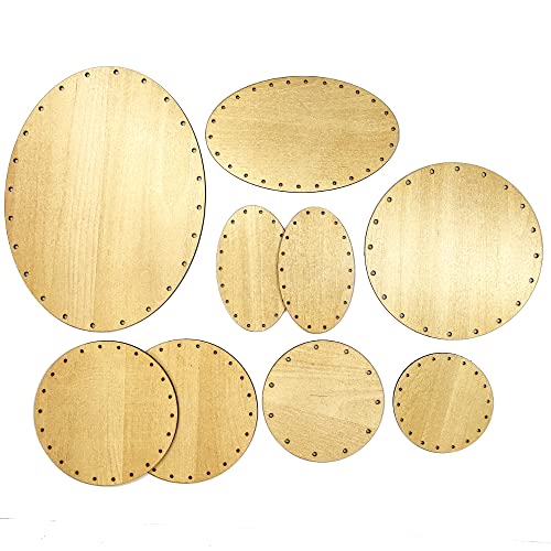 Zita´s Creative HDF Korbboden Set bogig, groß - für Peddigrohr 2 und 3mm. Flechten, Korbflechten, MDF Korbboden, Peddigrohr, Flechtmaterial, Flechtset, Rattan von Zita´s Creative