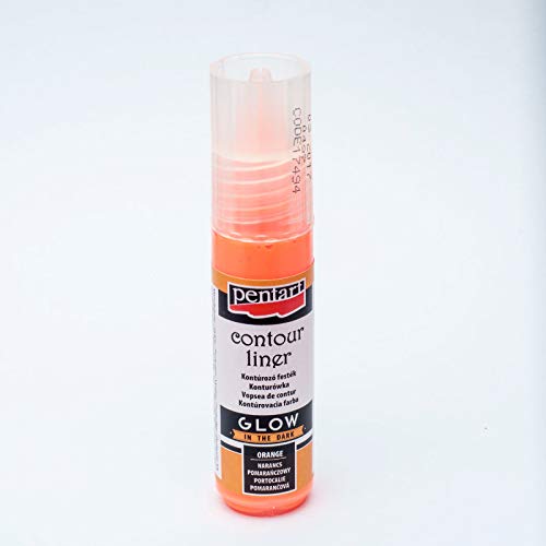 Zita's Creative Konturenfarbe Glow in The Dark 20ml - orange. Glow in The Dark, Leuchtfarbe, Bastelfarbe, Acrylfarbe Zita's Creative Konturenfarbe Glow in The Dark 20ml - orange. Glow in The Dark, Leuchtfarbe, Bastelfarbe, Acrylfarbe von Zita´s Creative