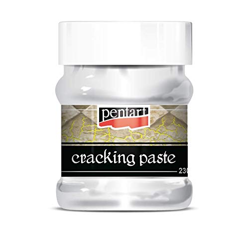 Zita`s Creative Krakelierpaste 230ml - weiß. Vintage Effekt, Reisspaste, Cracking Paste von Zita`s Creative