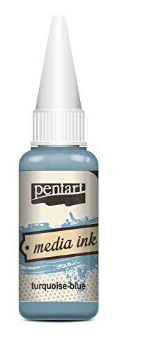 Zita`s Creative Mixed Media Tinte 20ml - Turquoise Blue. Media Ink, Alcohol Ink, Farbtinte Zita`s Creative Mixed Media Tinte 20ml - Turquoise Blue. Media Ink, Alcohol Ink, Farbtinte von Zita´s Creative