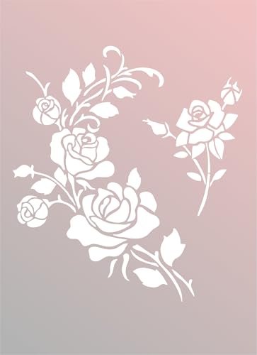 Zita`s Creative Schablone 14,5x20cm - Rosebush. Schablone, Stencil Zita`s Creative Schablone 14,5x20cm - Rosebush. Schablone, Stencil von Zita´s Creative