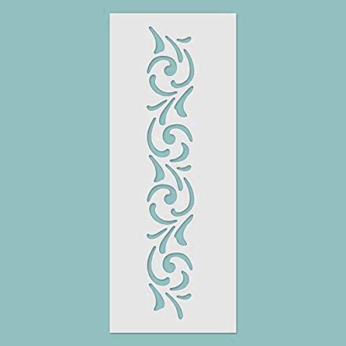 Zita's Creative Schablone - Bordüre Nr. 01. - Wiederverwendbare Schablone für 3D Strukturen und Mixed Media Zita's Creative Schablone - Bordüre Nr. 01. - Wiederverwendbare Schablone für 3D Strukturen und Mixed Media von Zita's Creative