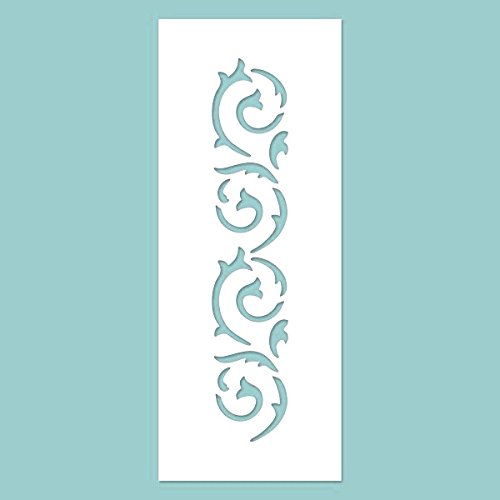 Zita's Creative Schablone - Bordüre Nr. 02. - Wiederverwendbare Schablone für 3D Strukturen und Mixed Media von Zita's Creative