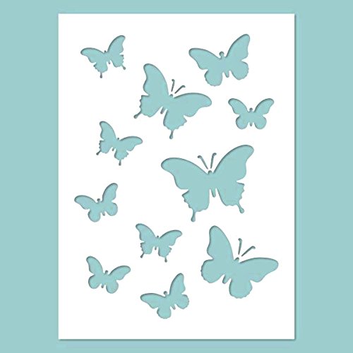Zita's Creative Schablone - Butterflies. Schablone, Stencil von Homry