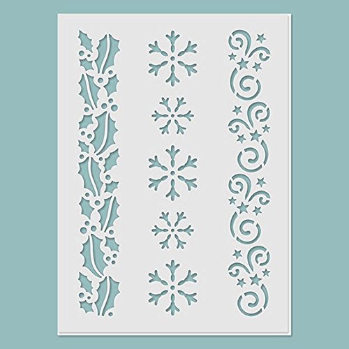 Schablone - Christmas pattern. Schablone, Stencil von Zita's Creative