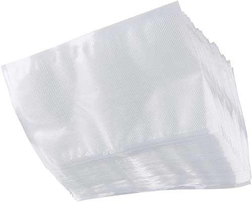 Ziva Vakuumbeutel – 100 Stück (20×30cm) – 100 µm dick – BPA-freie Beutel für Sous-Vide mit Mikrostruktur – geeignet für Vakuumierer und Lebensmittellagerung von Ziva