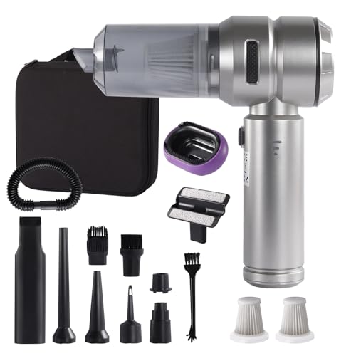 Zividodo Handstaubsauger, handstaubsauger akku, 3 in 1 Auto kabellos Staubsauger, 3-Gang Mini Staubsauger, Nass&Trocken Staubsauger für Auto, Büro Genutzt, Haus, Küche, Tierhaare Zividodo Handstaubsauger, handstaubsauger akku, 3 in 1 Auto kabellos Staubsauger, 3-Gang Mini Staubsauger, Nass&Trocken Staubsauger für Auto, Büro Genutzt, Haus, Küche, Tierhaare von Zividodo