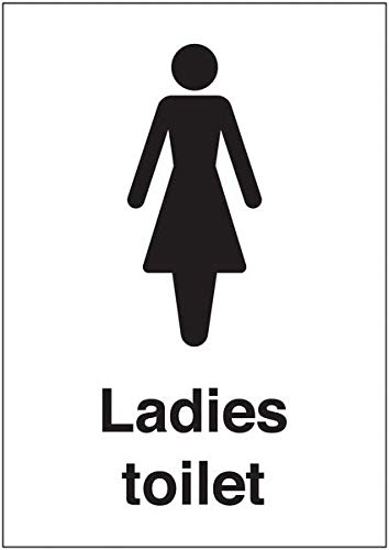 Durable Plastic Or Vinyl Ladies Toilet Signs Safety Signs Specialist Signs Bathroom Signs Metal Sign Tin Sign 8x12 Inch von Ziwarsich