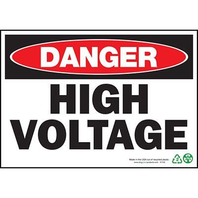 OSHA Electrical Safety Sign "Danger High Voltage OSHA Electrical Safety Signs" / OSHA & ANSI Compliance Signs / Electrical Safety Signs, Arc Flash Signs & Lock-Out Signs / High Voltage Signs Metal OSHA Electrical Safety Sign "Danger High Voltage OSHA Electrical Safety Signs" / OSHA & ANSI Compliance Signs / Electrical Safety Signs, Arc Flash Signs & Lock-Out Signs / High Voltage Signs Metal von Ziwarsich