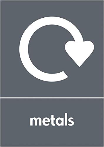 WRAP Recycling Signs for Metal Waste Safety Signs Specialist Signs Recycling Signs Metal Sign Tin Sign 8x12 Inch WRAP Recycling Signs for Metal Waste Safety Signs Specialist Signs Recycling Signs Metal Sign Tin Sign 8x12 Inch von Ziwarsich