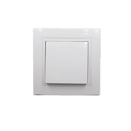 Lichtschalter 1 Fach 1 Weg Glas Lichtschalter Unterputz Taste Schalter Wandschalter Kippschalter von Ziyan
