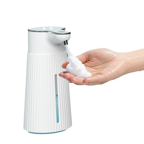 Seifenspender Automatisch Wandbefestigung 400ML Elektrischer Seifenspender mit Sensor Infrarot,USB Wiederaufladbar Schaumseifenspende No Touch,IPX6 Wasserdicht Für Küche,Bad,Schule,Hotel von Ziyan