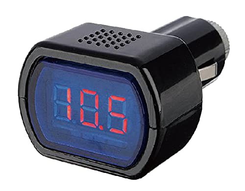 ZIYAN LED Zigarettenanzünder Batterie Tester Voltmeter Kfz Spannungsanzeige 12V 24V Voltmeter von Ziyan