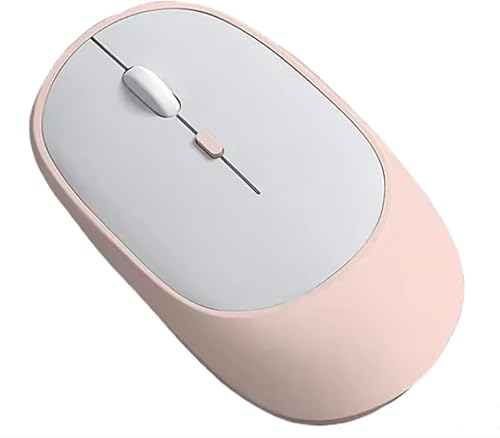 Ziyan Kabellose Bluetooth Maus für MacBook Pro/Air/Mac/iPad/Laptop/Desktop/Mac/PC/Computer/Telefon - Tragbare schlanke,3 DPI Einstellbares Bluetooth 5.0 (Pink) von Ziyan