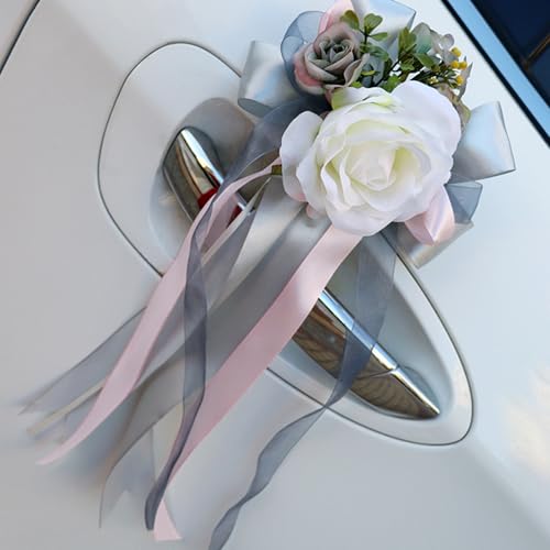 Ziyero 2 Stück Autoschmuck Hochzeit Autoschleifen Hochzeit Hochzeitsdeko Autoschmuck Hochzeitsschleifen fürs Auto, Auto Schleifen Hochzeitsdeko Auto für Party, Grau Ziyero 2 Stück Autoschmuck Hochzeit Autoschleifen Hochzeit Hochzeitsdeko Autoschmuck Hochzeitsschleifen fürs Auto, Auto Schleifen Hochzeitsdeko Auto für Party, Grau von Ziyero