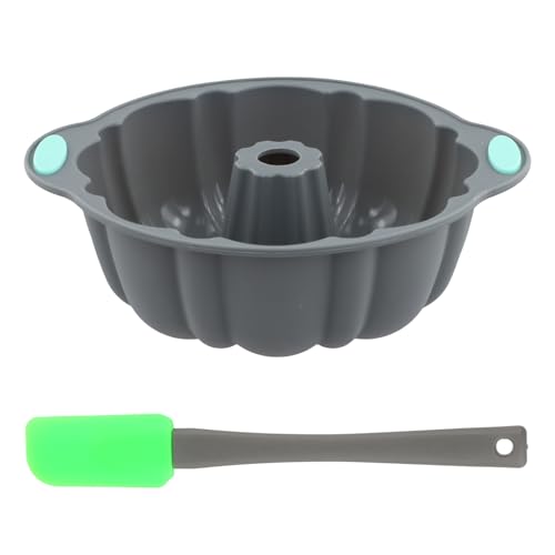 Ziyonix Gugelhupfform Silikon, Perfekte Napfkuchenform Bundform with Silicone Spatula Kuchenform Rund für Kuchen, Götterspeise, Brot Ziyonix Gugelhupfform Silikon, Perfekte Napfkuchenform Bundform with Silicone Spatula Kuchenform Rund für Kuchen, Götterspeise, Brot von Ziyonix
