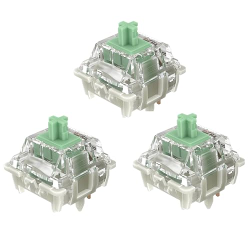 GATERON Baby Kangaroo 2.0 Schalter für MX Mechanische Tastatur, 5-Pin 59gf Heavy Tactile RGB 22mm Spring Factory Pre-lubed Switches(Baby Kangaroo 2.0,72 Stück) von Zjmehty