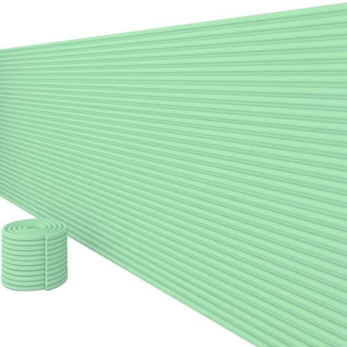 Zjyfyfyf Wandkissen Kinderzimmer Bett Selbstklebende 200cm Wandpaneele Gepolstert Selbstklebend Wandschutz Wandpolster Polsterpaneel Paneele Wand Polster, Wall Panels(Light Green,50x200 cm) von Zjyfyfyf