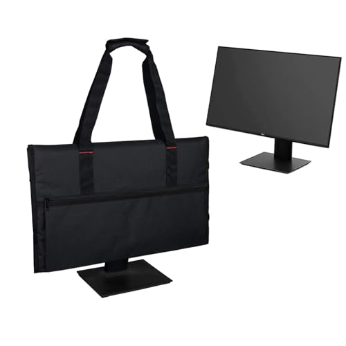 Zjyufy 24- Zoll Monitor Trage Tasche Tragbarer Desktop- Computer- Schutzhülle Nylon Gehäuse Monitor- Staubs Chutz Schutz mit Griff Gurt von Zjyufy