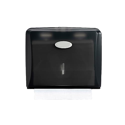 Zjyufy Papierhandtuchspender, Handtuchspender, Papierhandtuchspender, Wandmontage, Multi-Falz-Papierhandtuchhalter für Badezimmer, ohne Loch von Zjyufy