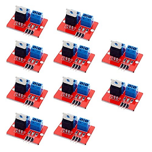 ZkeeShop 10 Stücke Treibermodul Ausgang 0-24V Kompatibel für IRF520 Arduino Raspberry Pi ARM MCU Mosfet von ZkeeShop