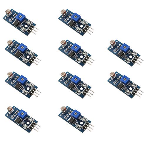 ZkeeShop 10 stücke Fotowiderstand Modul Photoresistor Licht Sensor Modul Compatible für Arduino von ZkeeShop