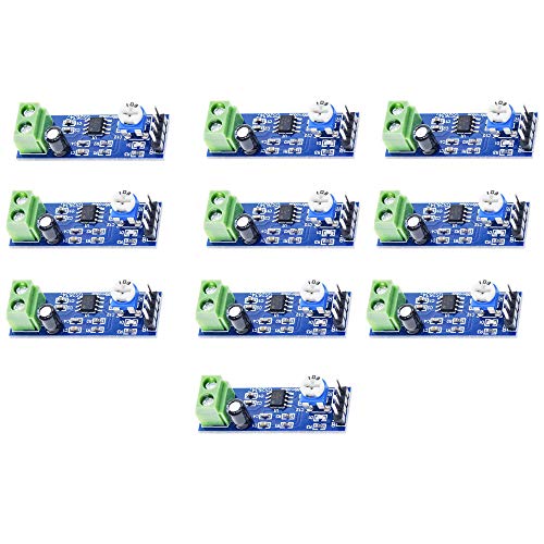 ZkeeShop 10Pcs LM386 Audio Power Amplifier Module 5V-12V 200 Gain Adjustable Resistance 10K von ZkeeShop