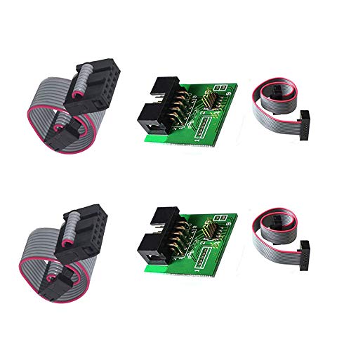 ZkeeShop 2Pcs Downloader Cable Bluetooth 4.0 for CC2540 zigbee CC2531 Sniffer USB Programmer Wire Download Programming Connector Module von ZkeeShop