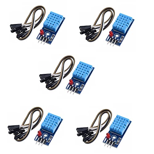 ZkeeShop 5 Stücke Sensor Modul Luftfeuchtigkeitssensor und Temperatursensor Compatible für Arduino von ZkeeShop