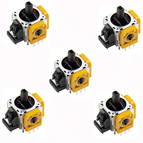 ZkeeShop 5Pcs Replacement Analog Joystick 3D Thumb Stick Joystick Sensor Compatible for Playstation 5 PS5 Joystick Controller 2.3K von ZkeeShop