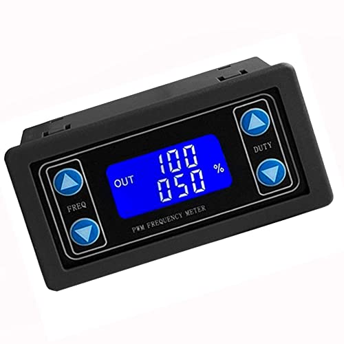 ZkeeShop Adjustable SignalGenerator 1-Channel PWM Pulse Frequency DC 3.3V-30V 5-30mA 1Hz-150KHz LCD Display Module von ZkeeShop