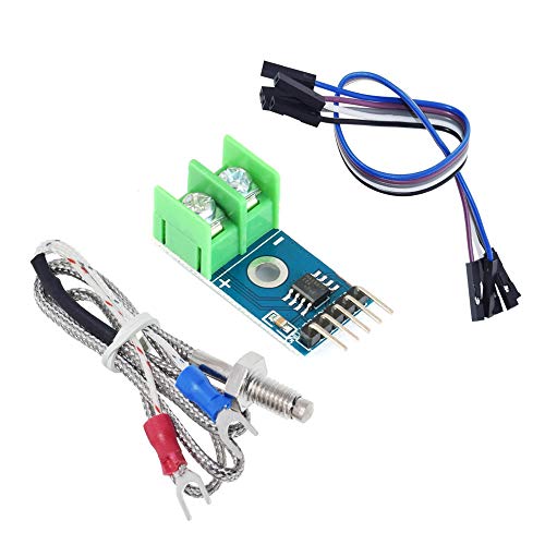 ZkeeShop MAX6675 Module + K Type Thermocouple Temperature Sensor 0°C-1024°C Compatible for Arduino von ZkeeShop