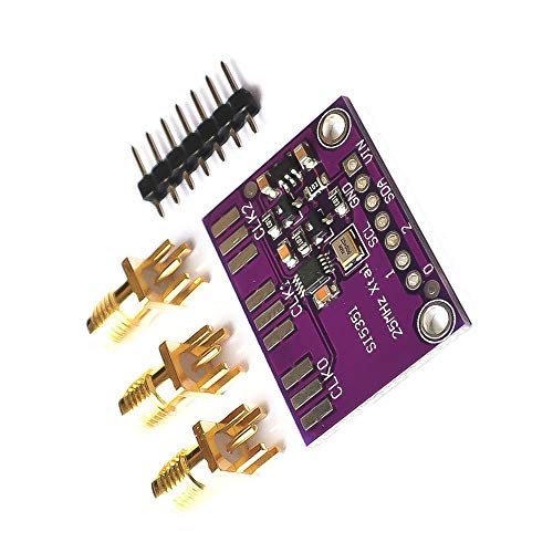 ZkeeShop Si5351A Si5351 Clock Signal Generator Breakout Board High Frequency Signal Square Wave Frequency Generator DC 3V-5V ZkeeShop Si5351A Si5351 Clock Signal Generator Breakout Board High Frequency Signal Square Wave Frequency Generator DC 3V-5V von ZkeeShop
