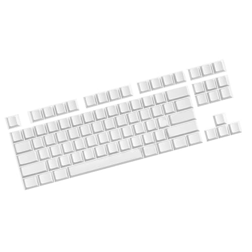 87 Tasten PBTs Rohlinge Tastenkappen Original Höhe Gamers Not Letter White Keycap For MX Switches Mechanical Keyboards 87 Tasten PBTs Rohlinge Tastenkappen Original Höhe Gamers Not Letter White Keycap For MX Switches Mechanical Keyboards von Zktfyshk